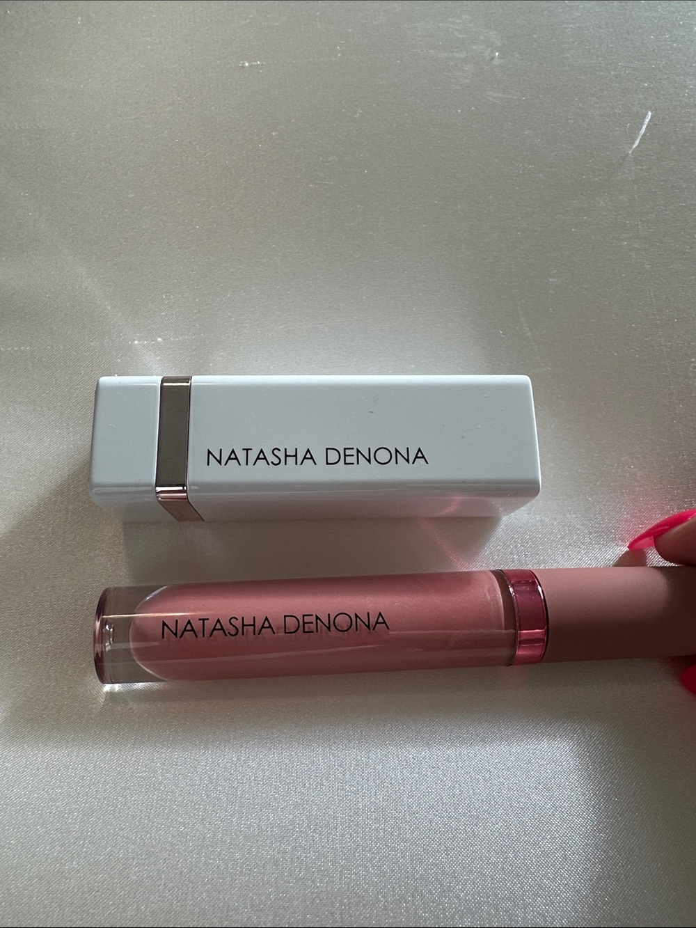 Natasha Denona I eed A Nude Lipstick in Averyl & Lip Gloss in Peony